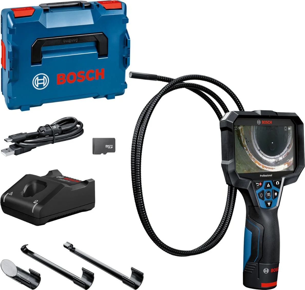 Bosch Professional GIC 12V-5-27 C Accu inspectiecamera 12V 2.0Ah in L-Boxx - 0601241401