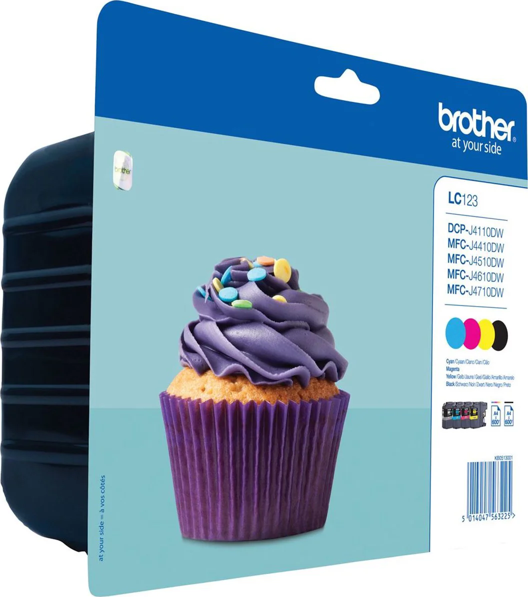 Brother LC-123 Cartridges Combo Pack