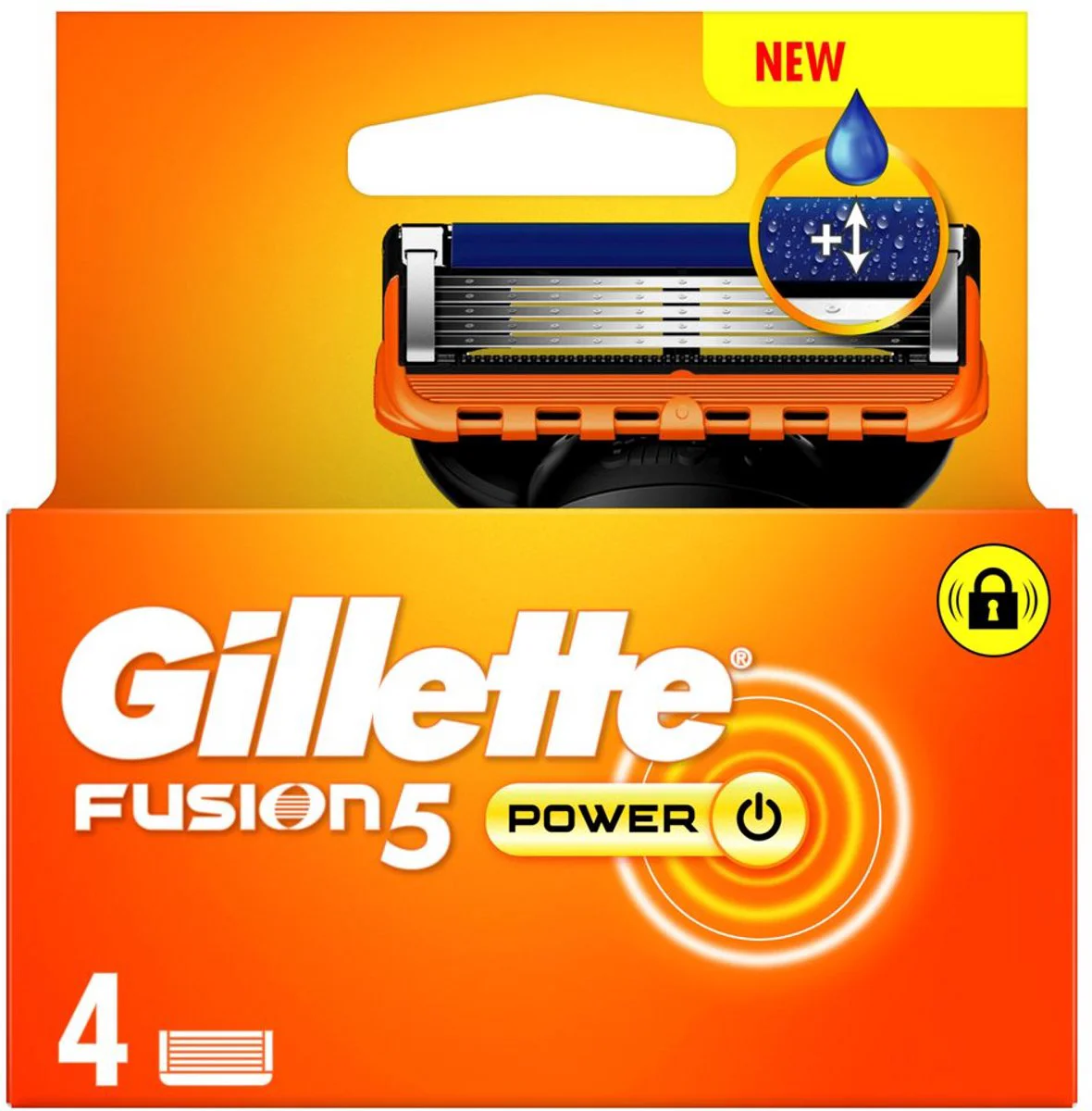 Gillette Fusion 5 Power Navulmesjes 4ST