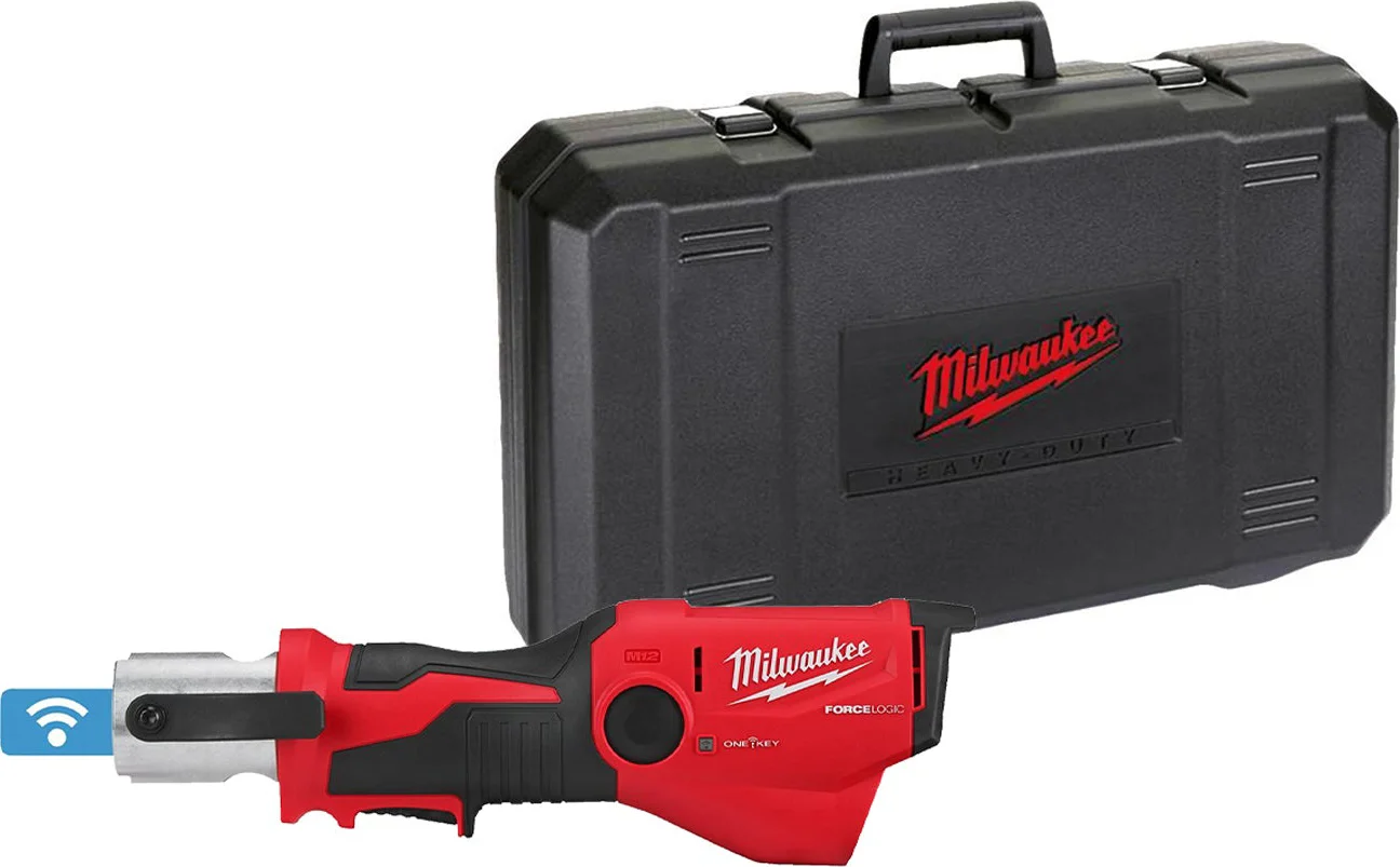 Milwaukee M12 ONEHPT-0C FORCE LOGIC™ Accu hydraulische perstool 12V Basic Body in koffer - 4933481031