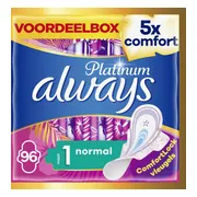 4x Always Maandverband Platinum Normal Plus 96 stuks