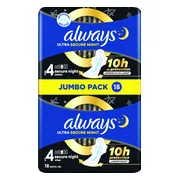 Always Maandverband Ultra Nacht 18 stuks