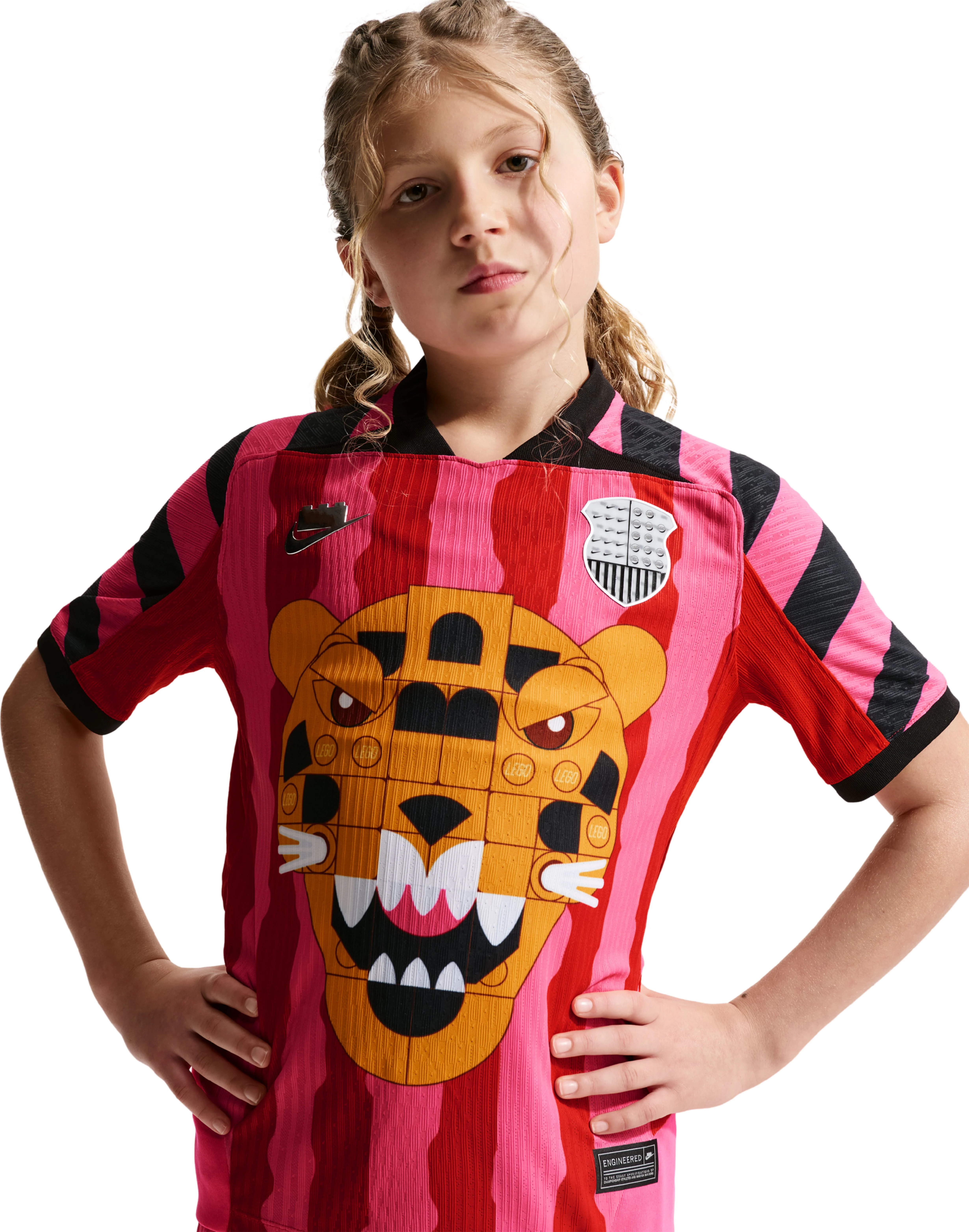 Nike x LEGO collectie Aero-FIT voetbalshirt voor oudere kinderen