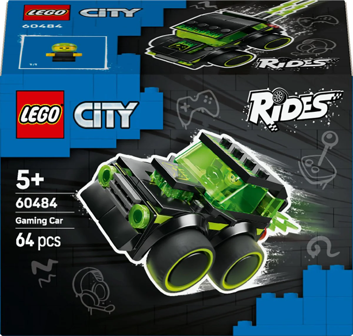 LEGO City Voertuigen - Gaming raceauto 60484