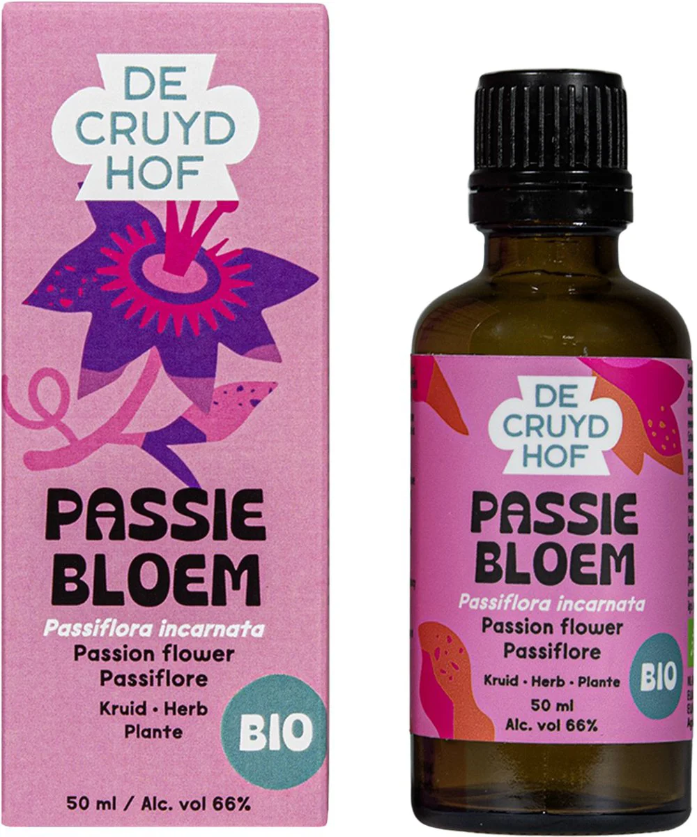 Cruydhof Passiebloem Passiflora incarnata Bio Druppels 50ML