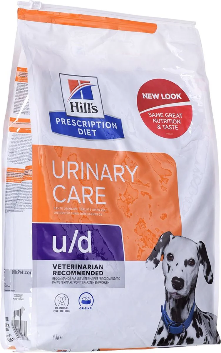 Hill's Prescription Diet u/d Hondenvoer Droog 4 kg