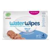 Waterwipes - Billendoekjes BIO - 4x60 stuks