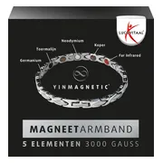 Lucovitaal Yinmagnetic Magneet Armband Zilver