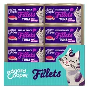 24x Edgard & Cooper Kattenvoer Fillets Tonijn - Garnaal 70 gr