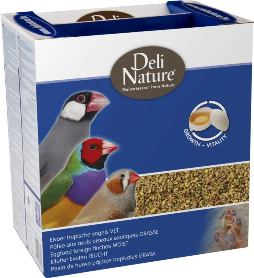 Deli Nature Eivoer Tropische Vogels Vet 1 kg