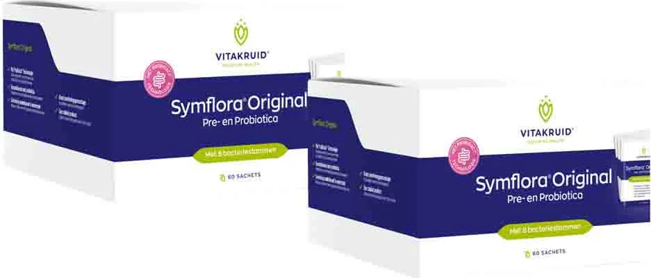 2x Vitakruid Symflora Original 60 sachets