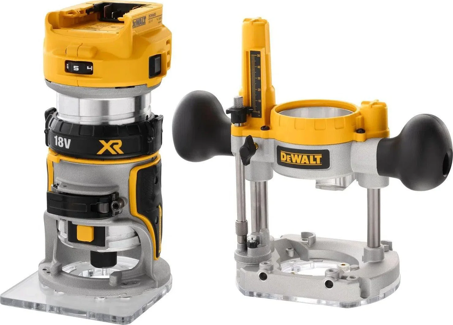 DeWALT DCW604N Accu boven- en kantenfrees 18V XR Basic Body