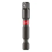 Milwaukee SchockWave™ Krachtdop Adapter ¼" Zeskant - ¼" Vierkant - 4932471826
