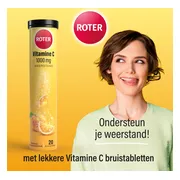 6x Roter Vitamine C Bruistabletten Sinaasappel Abrikoos 2 x 20 stuks