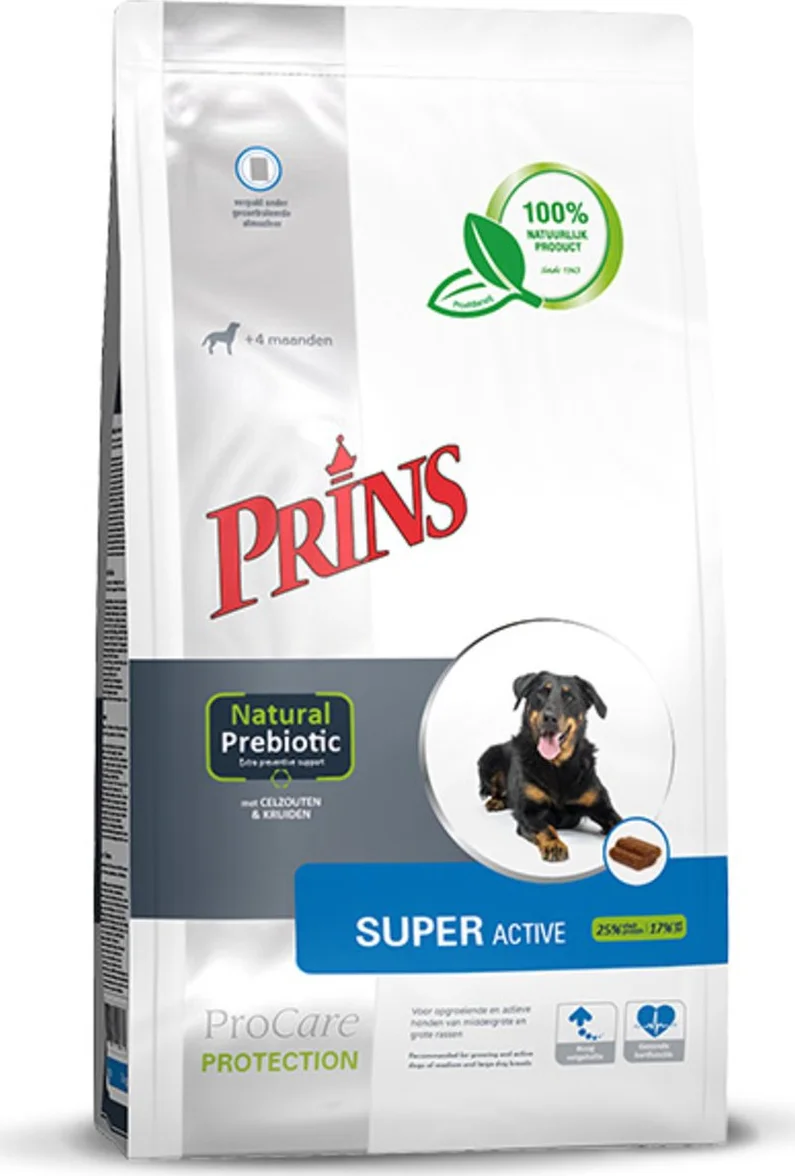 Prins ProCare Protection Super Active Hondenvoer 15 kg