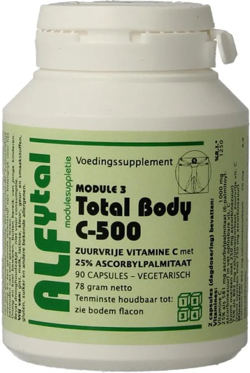 Alfytal Total Body C-500 Capsules 90ST 90VCP