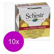 10x Schesir Hondenvoer Kip - Ananas 150 gr