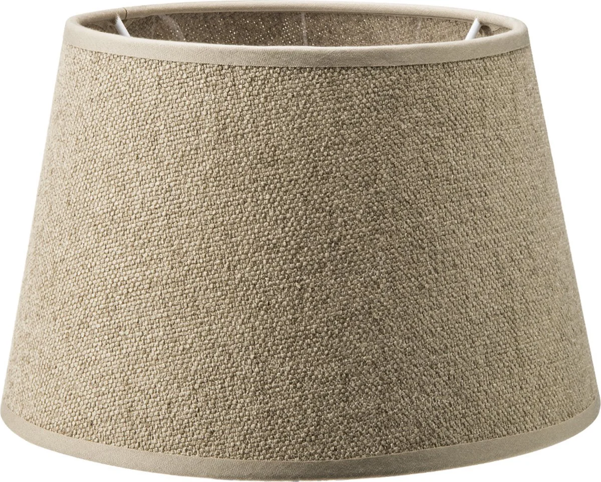 Home Sweet Home - Stoffen - Stoffen Lampenkap - Conisch - Brown - Minimalistische stijl - 20 x 15 x 13 cm - E27 fitting - voor tafellampen - voor