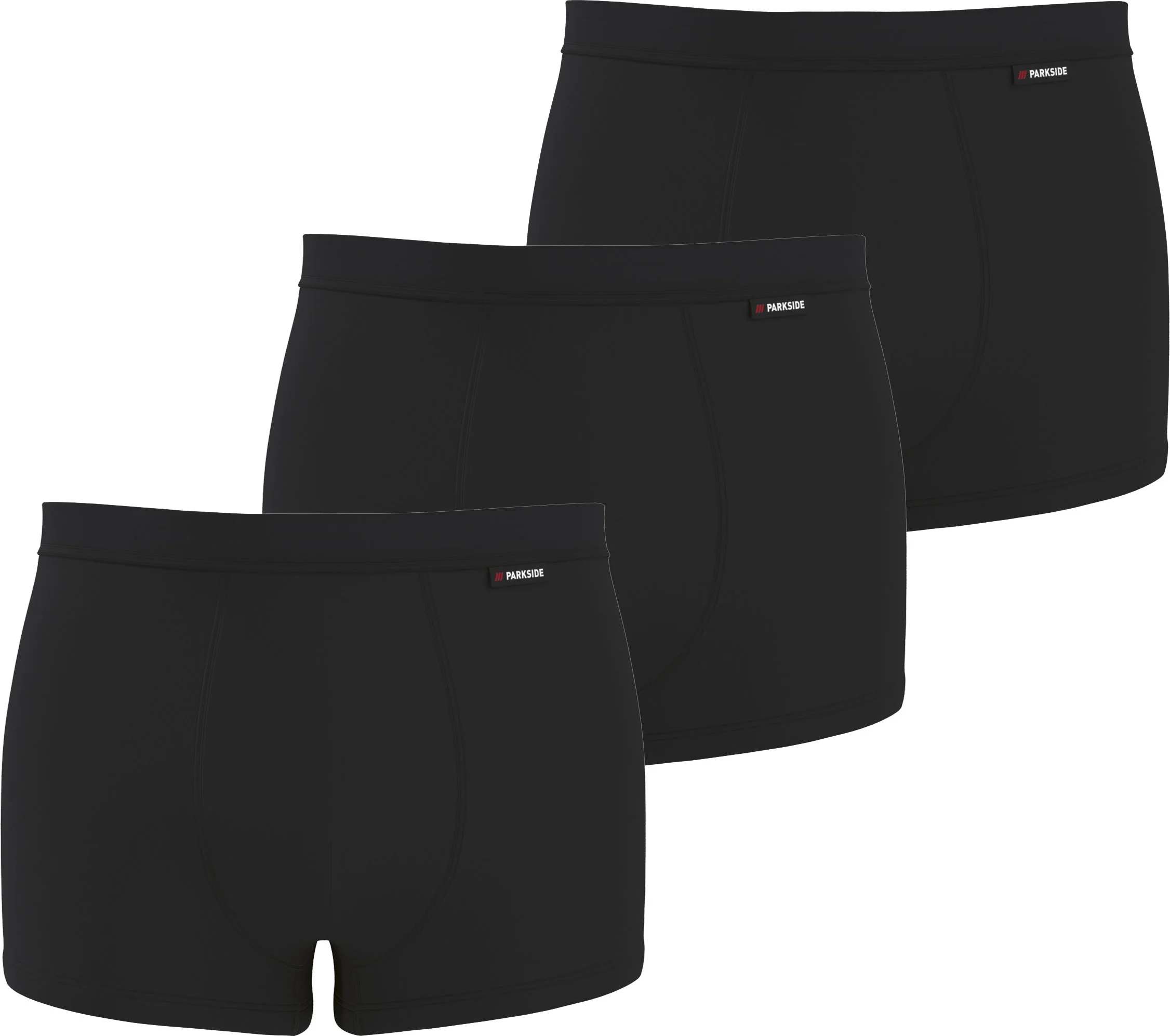 PARKSIDE Set van 3 heren boxers (Zwart, XL)