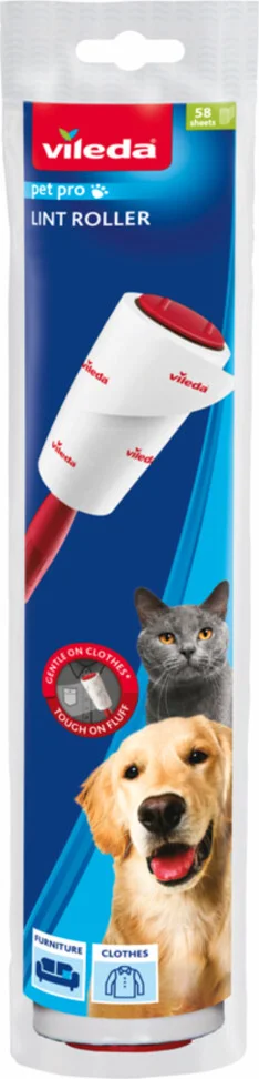12x Vileda PetPro Kleefborstel 58 bladen