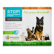 STOP! Animal Bodyguard Aromatherapie Anti Vlooien en Teken Druppels Hond en Kat 4 x 8 ml