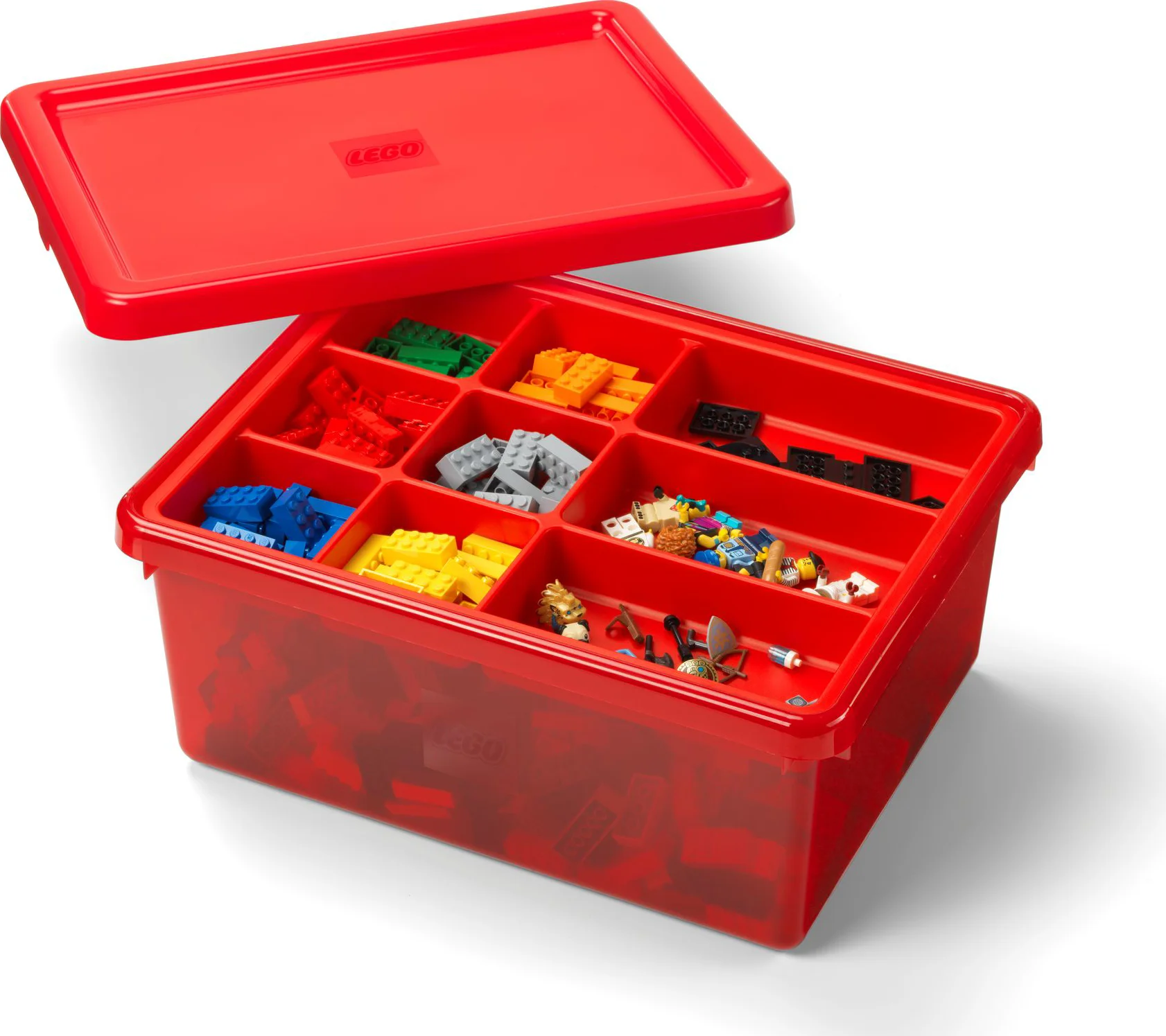 LEGO Rode opbergdoos met uitneembaar vak