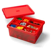 LEGO Rode opbergdoos met uitneembaar vak