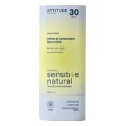 Attitude Sunly Gezichtszonnebrandstick SPF30 Gevoelige Huid 20g