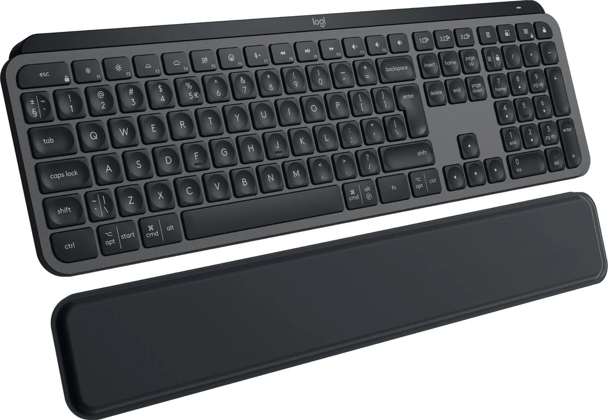 Logitech MX Keys S Plus Toetsenbord met polssteun Qwerty