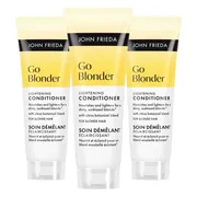 3x John Frieda Go Blonder Conditioner 75 ml