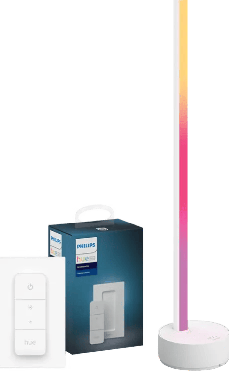 Philips Hue Gradient Signe White and Color Tafellamp Wit + Dimmer