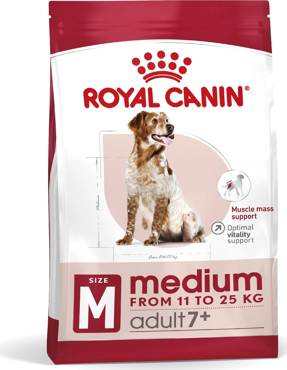 Royal Canin Medium Adult 7+ Hondenvoer 15 kg
