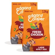 2x Edgard & Cooper Hondenvoer Droog Scharrelkip 12 kg