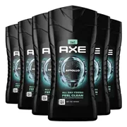 6x Axe 3in1 Douchegel Apollo 400 ml