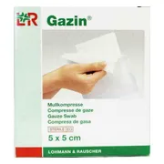 Lohmann & Rauscher Gazin Gaaskompres 5x5cm 10ST