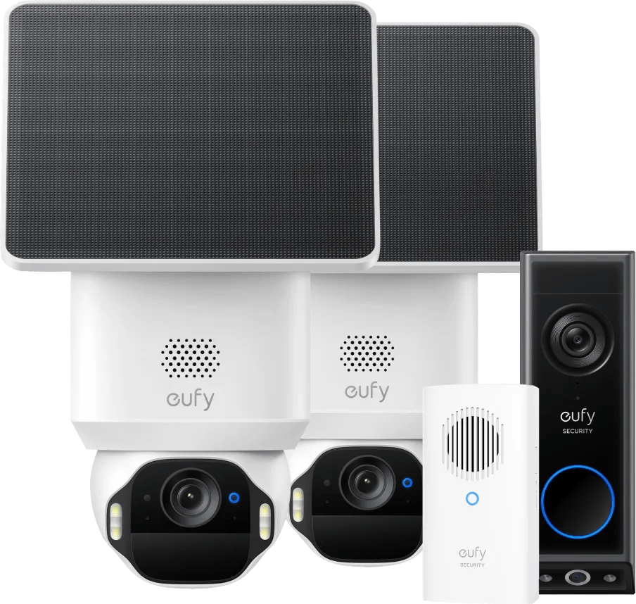 Eufy SoloCam E42 Duo Pack + Video Doorbell E340 + Chime