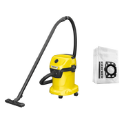 Karcher WD 3 V-17/4/20 + Karcher Stofzuigerzak voor WD 2 Plus / WD 3 (4x)