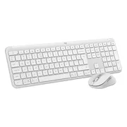 Logitech MK950 Signature Slim Draadloze Toetsenbord en Muis Combo Qwerty Wit