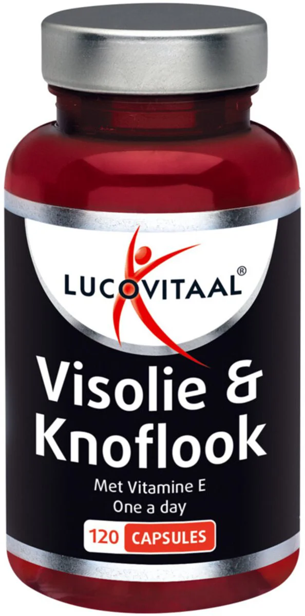 2x Lucovitaal Visolie & Knoflook 120 capsules