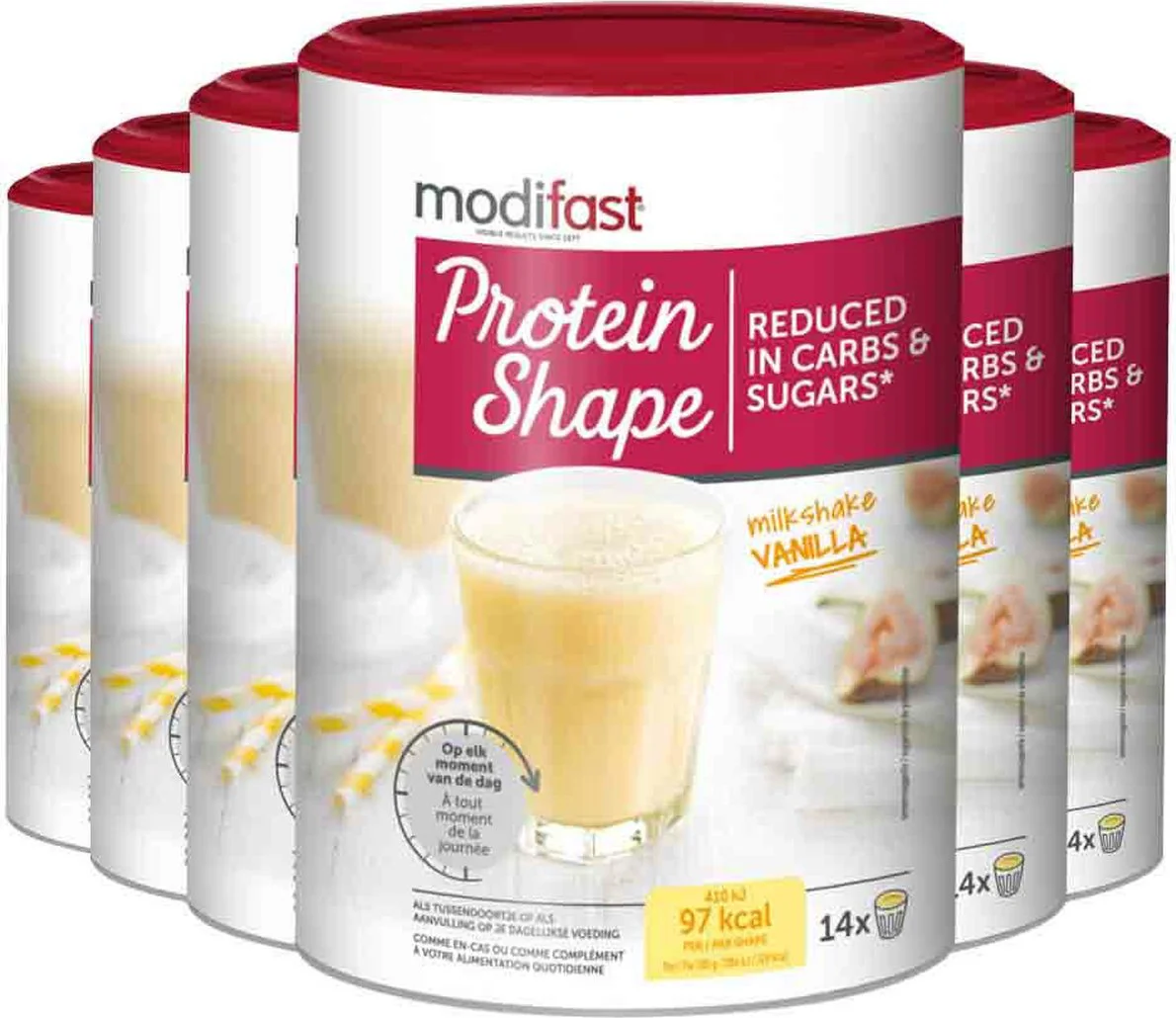 6x Modifast Protein Shape Milkshake Vanille 420 gr