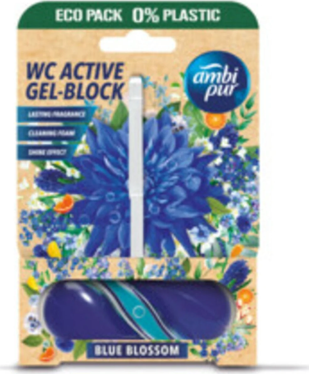8x Ambi Pur Toiletblok Blue Blossom