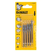 DeWALT DT2168 T 101 AO Decoupeerzaagblad voor Hout, Spaanplaat & Kunststof VE=5