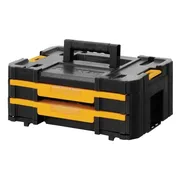 DeWALT DWST1-70706 TSTAK-BOX IV met 2 ondiepe lades met 9 vakjes