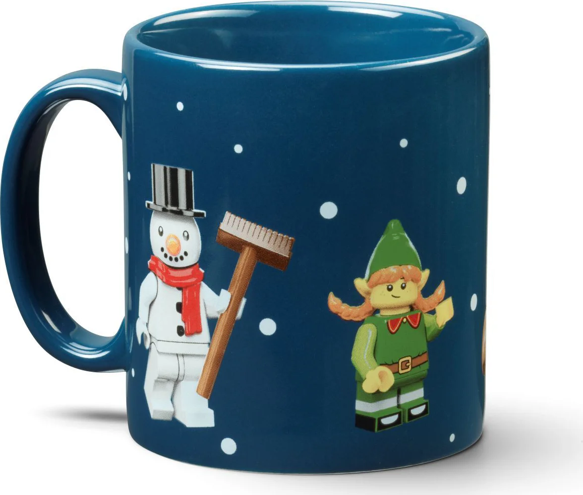 LEGO Keramische kerstmok - minifiguren