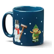 LEGO Keramische kerstmok - minifiguren