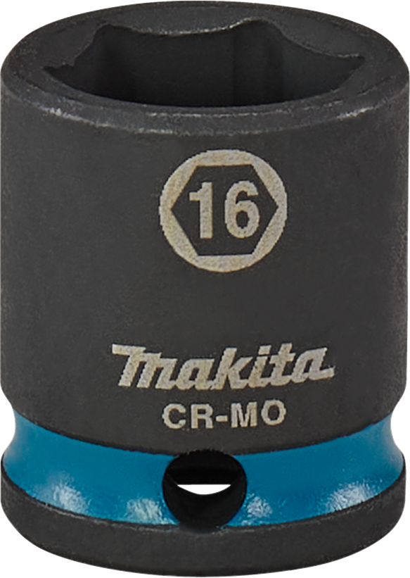 Makita E-15970 Impact Black Krachtdop 3/8" kort | 16 mm