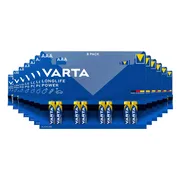 8x Varta Longlife Power Alkaline Batterijen AAA 8 stuks