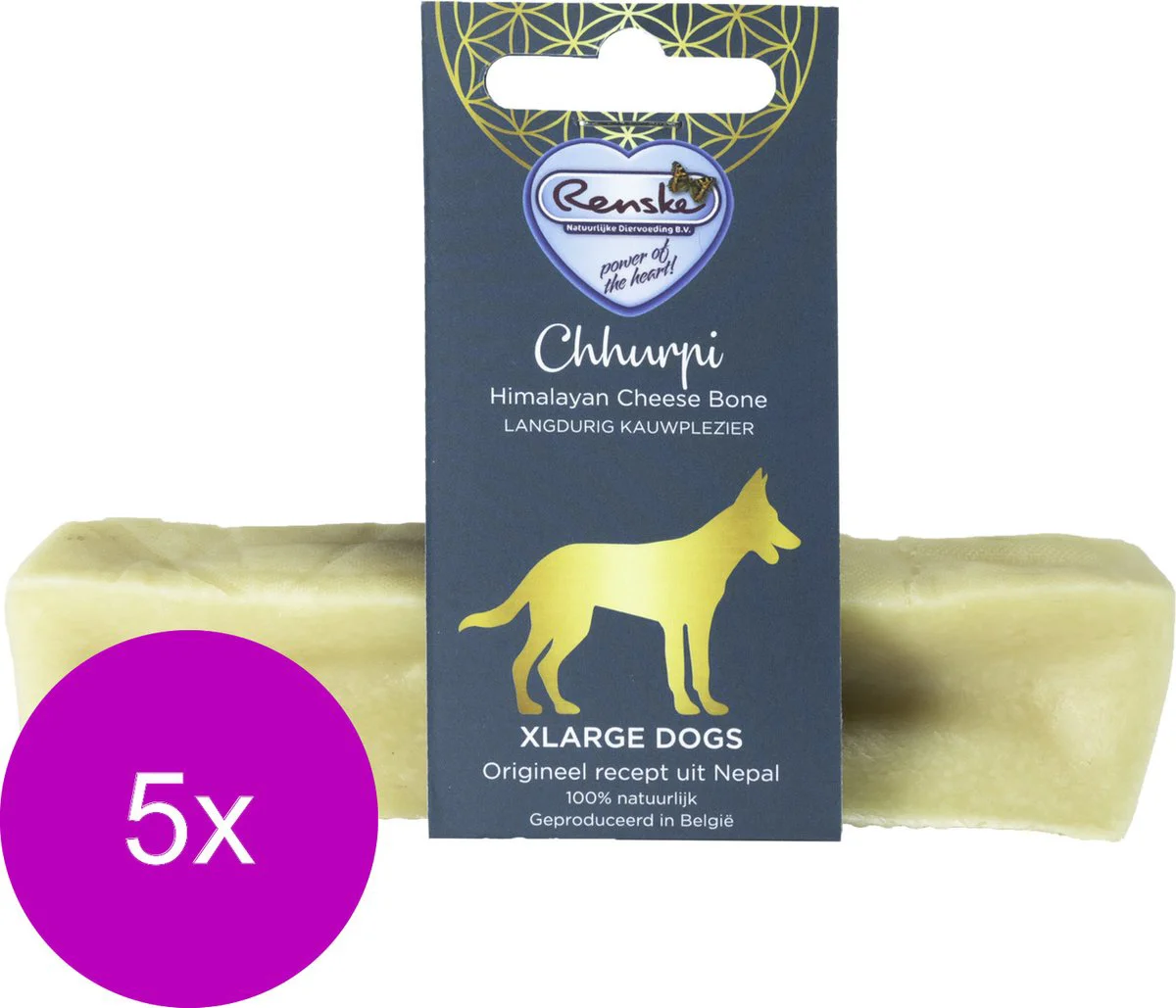 5x Renske Chhurpi Himalayan Kauwkluif XL 123 gr