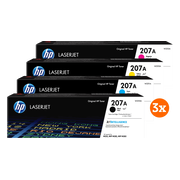 HP 207A Toner Combo Pack (3 stuks)