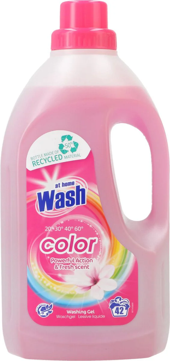 At Home Wasmiddel Color 42 Wasbeurten Kleur 1,5 liter